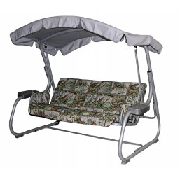 Садовые качели Милан серебро гобелен