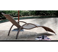 Spring лежак из искусственного ротанга (Joygarden)