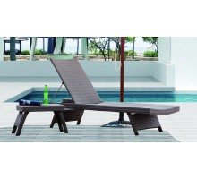 Summer лежак из искусственного ротанга (Joygarden)