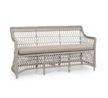 Beatrice white софа из искусственного ротанга (Brafab)